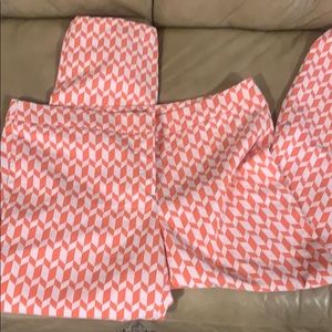 Patterned worthington ankle pants